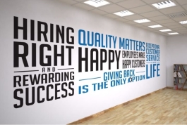 Boost Employee Motivation: The Power of Wall Words in Your Workplace