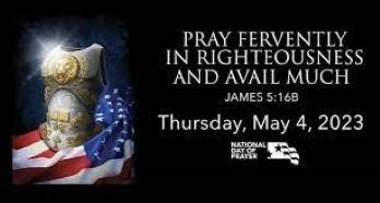 May 4, 2023 Celebrate National Day of Prayer with Wall Words
