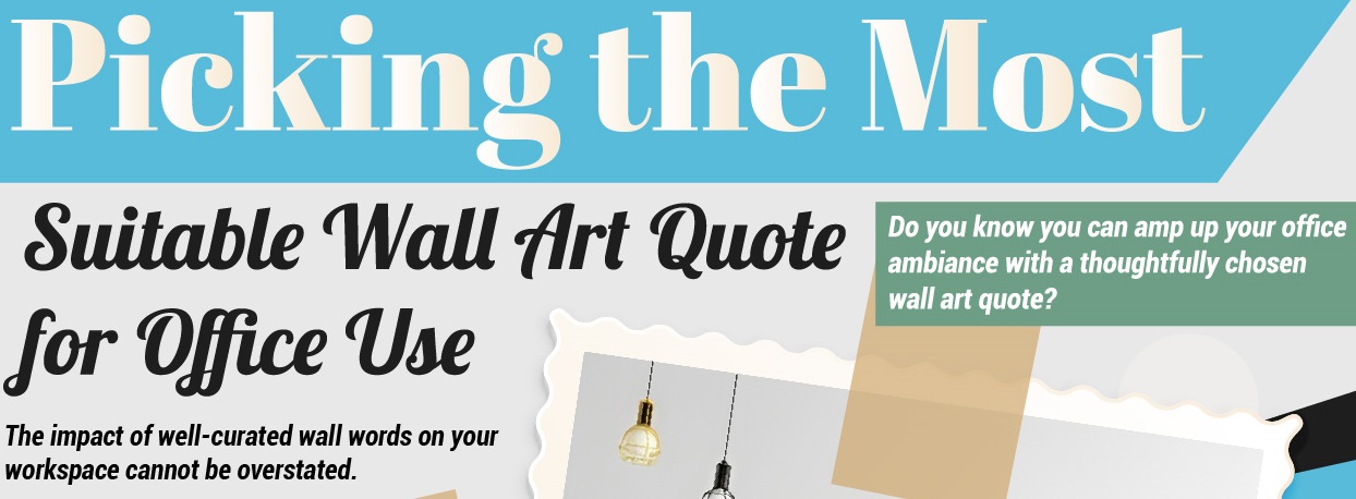 Picking the Most Suitable Wall Art Quote for Office Use