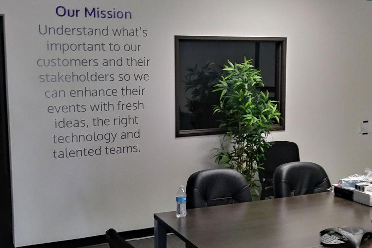 Wall Words: How to Use Vinyl Lettering to Create a Mission Statement for Your Business