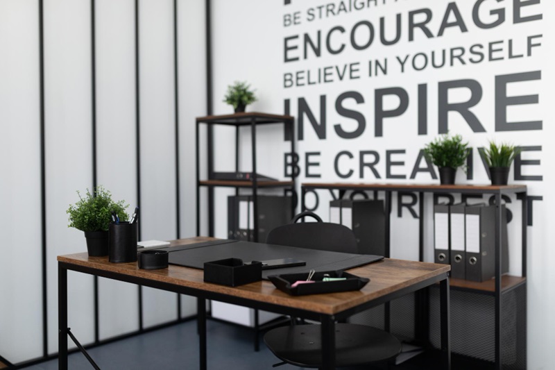 Transforming Office Walls with Vinyl Quotes and Lettering