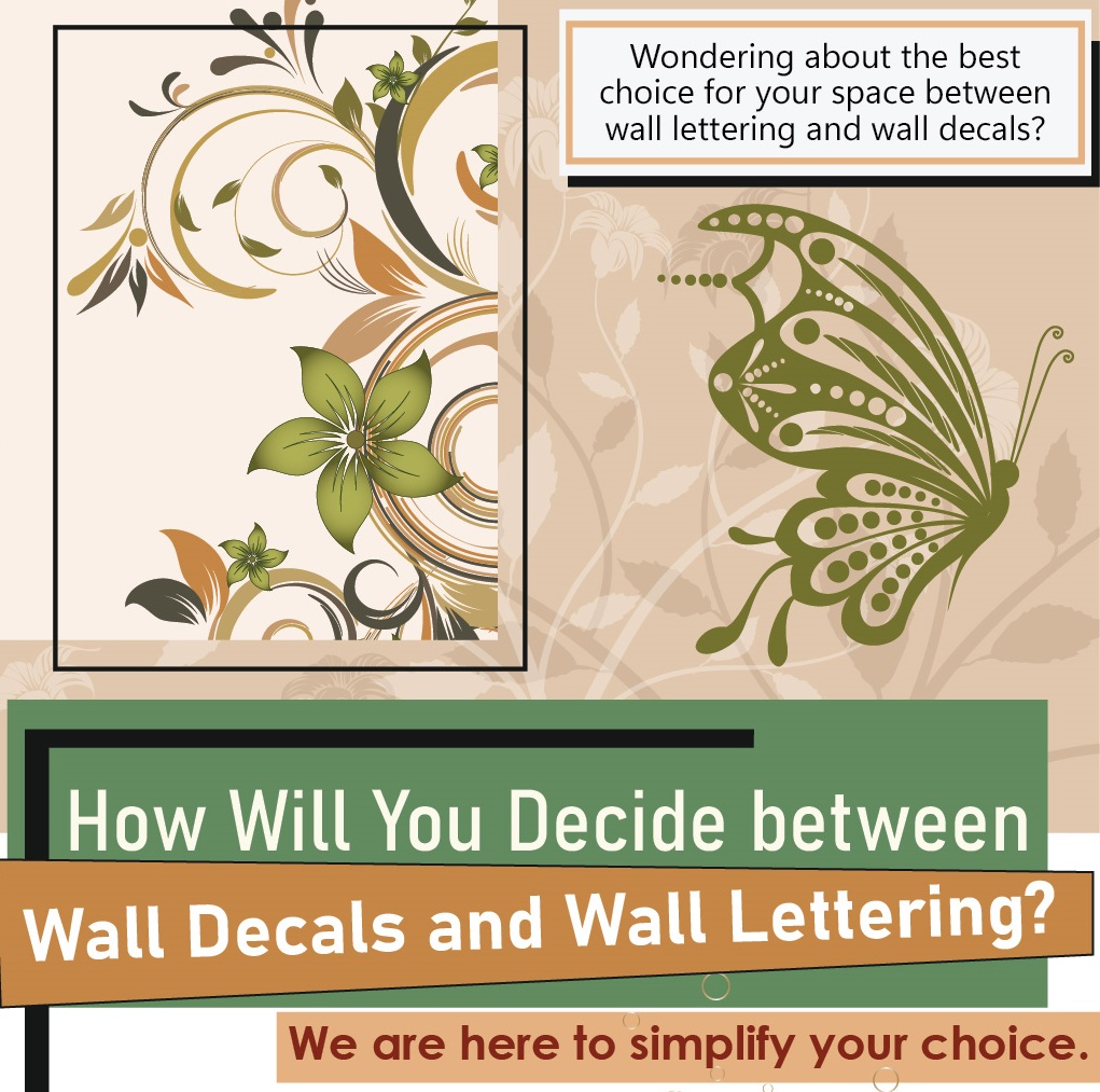 How Will You Deceide Between Wall Decals and Wall Lettering?